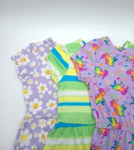 3)Girls Size 4 -Extremely ME- colorful Dresses All Same Size - different styles - Picture 1 of 24