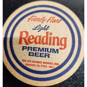 Vintage Reading Premium Beer Coaster - Rare rounds coaster - Picture 1 of 4