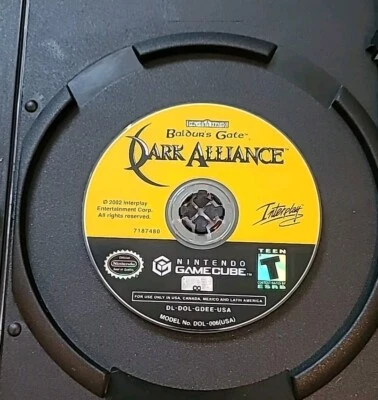 Baldur's Gate: Dark Alliance (Nintendo GameCube, 2002) Disc Only  - Image 1 of 2