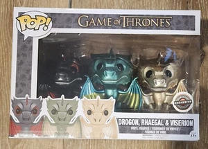 Funko Pop! Vinyl: Game of Thrones - Metallic Dragon 3 pack - GameStop... - Picture 1 of 6