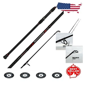 Stainless Steel Guide Surf Fishing Rod - 11' Carbon, Fast Action Performance - Picture 1 of 9
