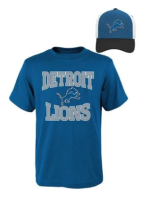 Detroit Lions NFL Youth Boys T-Shirt & Hat Set - Image 1 of 4