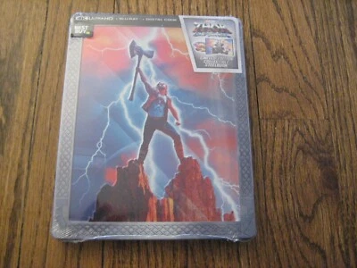 Disney Thor Love and Thunder Limited 4K Blu Ray Steelbook Digital Code Best Buy! - Image 1 of 2