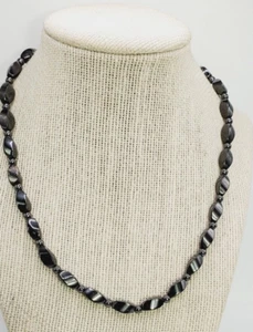 Vintage signierte Teng Yue 18 Zoll Hemalyke Perlen Halskette - Bild 1 von 9