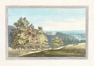 Park Place Druids Temple Remenham original aquatint Farington Stadler 1793 - Picture 1 of 6