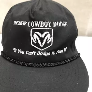 THE NEW COWBOY DODGE ADJUSTABLE STRAPBACK CAP HAT BY OTTO CAP - Picture 1 of 7