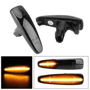 For Mitsubishi Lancer 2x LED Side Dynamic Running Light Marker Turn Signal Light - Picture 1 of 6