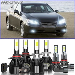 Para Para Lexus ES350 2007-2009 6x LED delanteras faro Hi/Lo + faro antiniebla - Imagen 1 de 13