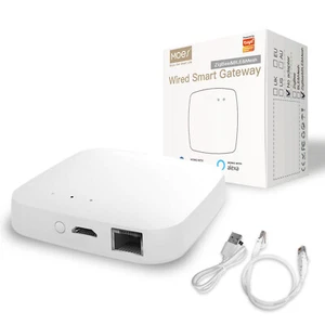 MOES Tuya Smart Multi-Mode Przewodowy koncentrator ZigBee Bluetooth BLE WLAN 2.4G Mesh Gateway - Zdjęcie 1 z 14