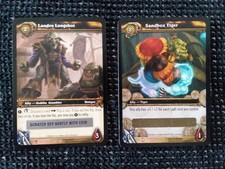 World of Warcraft TCG Loot Landro Longshot Sandbox Tiger Unscratched