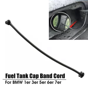 Für BMW 5' E39 E60 E61 E63 E64 Halteband Tankverschluss Tankdeckel Gummi Schwarz - Bild 1 von 10