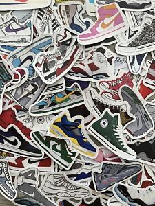 Hypebeast Sneaker Sticker - Nike Adidas Jordan Yeezy - 100 - Sticker Bombing Lot