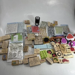 Riesige Menge Gummi, klare Stempel neue & gebrauchte Tierbriefe + mehr montiert/nicht - Bild 1 von 20