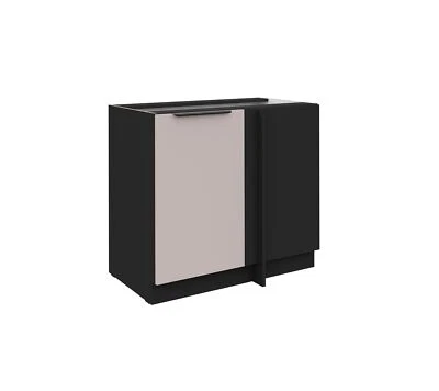 Küchen Eckunterschrank 105 cm Küche ARONA Kaschmir beige Küchenzeile Küchenblock - Bild 1 von 4