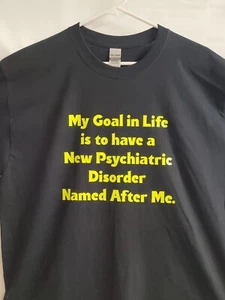 Mein Ziel im Leben... Lustiges kurzärmliges T-Shirt kostenloser Versand neu mit Etikett - Bild 1 von 2