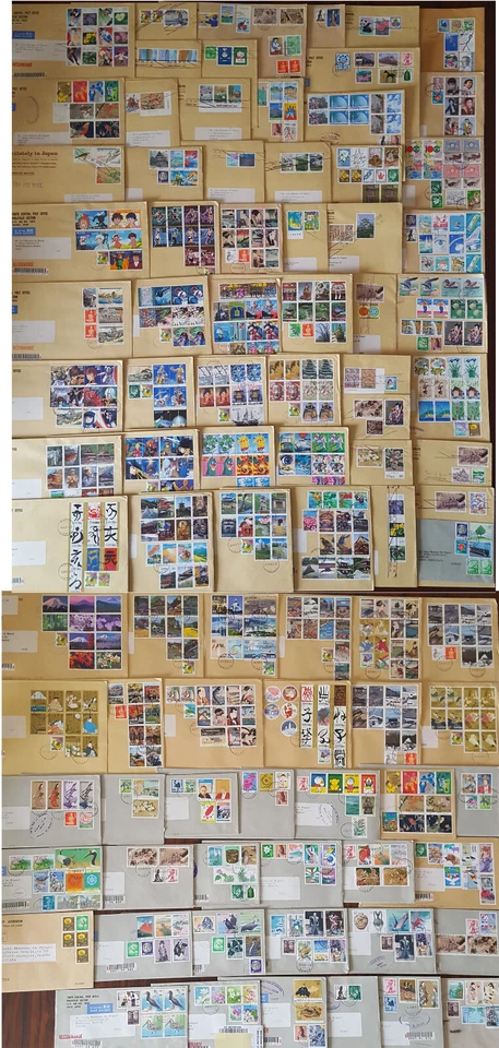 JAPAN - Collection of 88 circulated REGISTERED COVERS with Modern commemoratives - Image 1 of 1