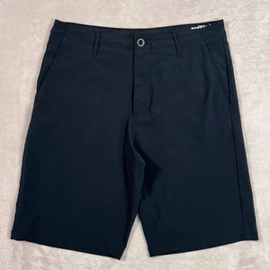 Volcom Hybrid Shorts Mens Size 32 Black Quick Dry Surf & Turf 4 Way Stretch Swim - Picture 1 of 12