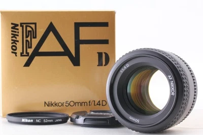 NOS [Top MINT in Box] Nikon AF Nikkor 50mm f1.4 D Standard Lens From JAPAN - Image 1 of 4