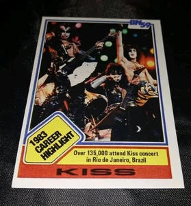 KISS HTF TRADING CARD CREATURES OF THE NIGHT Live RIO DE JANEIRO W/ERIC & VINNIE - Picture 1 of 2