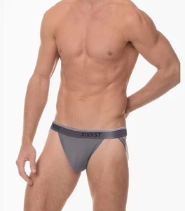 2(X)IST 3 PACK STRETCH COTTON JOCK STRAPS,  MENS SIZE M, #U15 - Picture 1 of 10