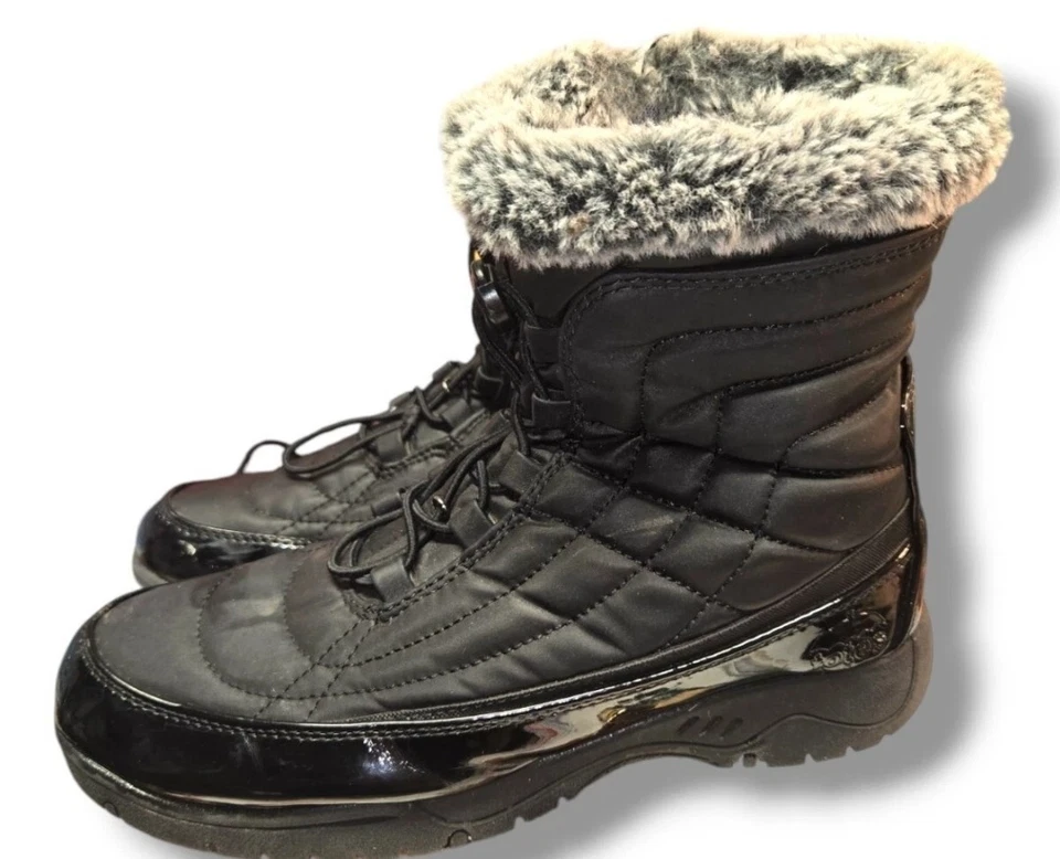 Totes Winter Boots Womens Size 8 Black - Image 1 of 4