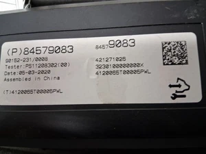 2020 Chevrolet Malibu Temperature Control Chassis ECM 3095655 - Picture 1 of 11