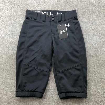 Pantalones de softbol Under Armour juveniles pequeños UA G utilitarios recortados calce suelto niñas Foto 1 de 4