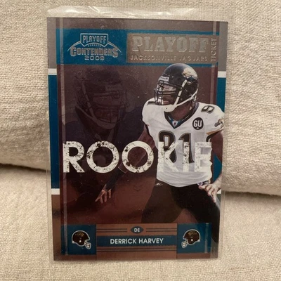 2008 Playoff Contenders - Derrick Harvey #126 Playoff Ticket /99 (RC) - Image 1 of 2