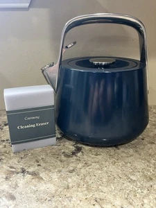 Tetera Alcaraway Home Whistling 8 tazas acero inoxidable no tóxico en azul marino BONITA - Imagen 1 de 5