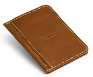 VOKEY 2024 BV WINGS DEBOSSED PREMIUM LEATHER SCORECARD HOLDER TAN 240003 - Picture 1 of 7