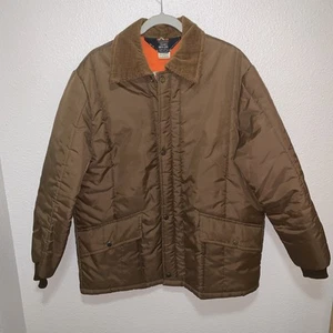 Chaqueta acolchada de colección Sears Work Leisure para hombre talla L marrón - Imagen 1 de 7