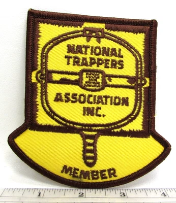 Parche Chaqueta Miembro Vintage National Trappers Association Inc Bedford Indiana a Foto 1 de 3