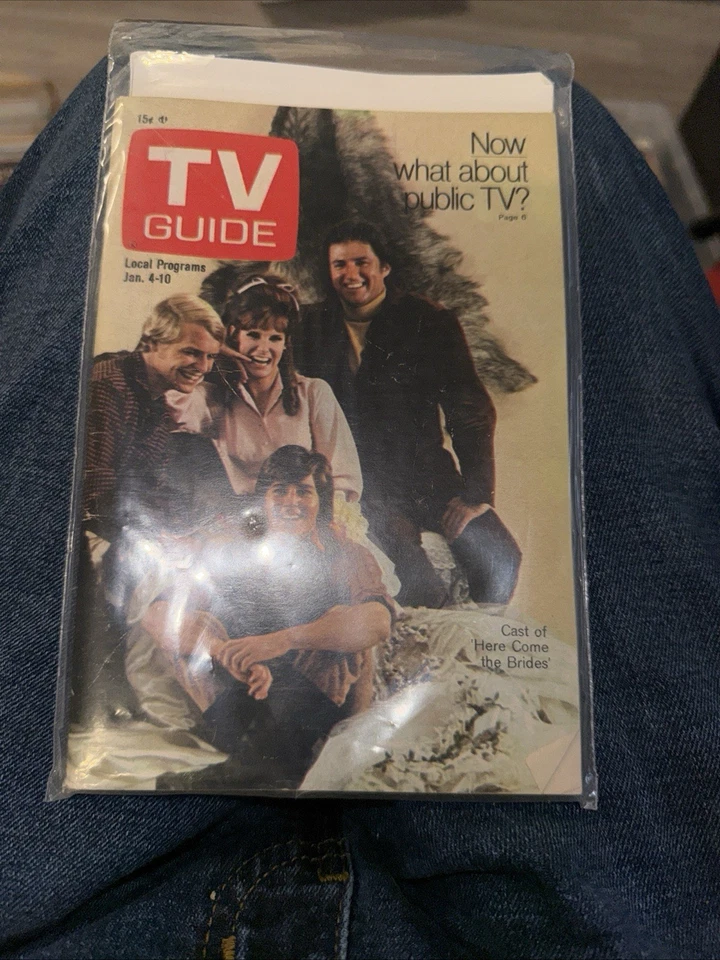 Jan 4 TV Guide 1969 HERE COME BRIDES David Soul JACK LORD Hawaii Five-O sherman - Image 1 of 1