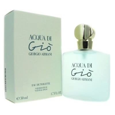 Acqua Di Gio Por Giorgio Armani Eau De Toilette 1.7 OZ / 50 ml Mujer Spray Foto 1 de 2