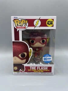 Funko Pop! Heroes The Flash #434 Diamond Collection DC Shop Fandome Exclusive - Picture 1 of 6