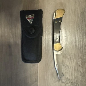 Buck Knife 112 USA Folding Lock Blade with Case Vintage - Picture 1 of 4