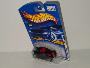 2001 Hot Wheels #18 First Editions 6/36 Hooligan Black wo/Chrome on Engine w/5Sp - Picture 1 of 2