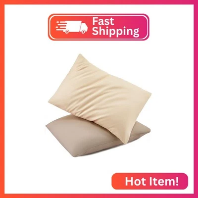 TILLYOU Toddler Pillowcase 2 Pack with Envelope Closure,13" x 18" Silky Soft Mic - Image 1 of 2