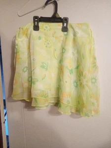 Girls' All-in-Motion Neon Orange Multi-Color Skirt Size L (10-12) - Picture 1 of 3