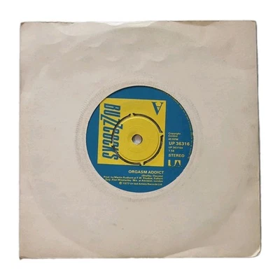 BUZZCOCKS "Orgasm Addict/Whatever Happened To?" RARE 1978 UK 7" VINYL SINGLE - Image 1 of 4