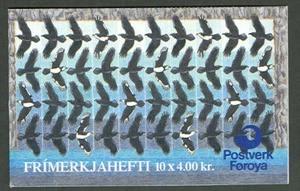 Folleto de aves Islas Feroe H6 (Scott 288a) - Imagen 1 de 1