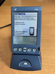 Handspring Visor Prism PDA Cobalt Blue W/ sync cradle - Zdjęcie 1 z 5