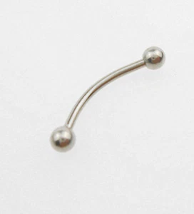 10PCS 14Size Surgical Steel Bar - Lip Wear Nail Nose Septum Ear Ring Various - Picture 1 of 20