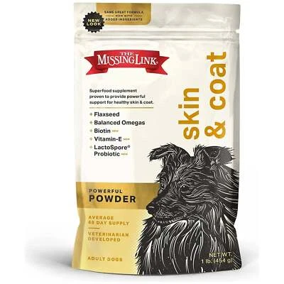 The Missing Link Skin and Coat Superfood Powder for Dogs 1lb. - Image 1 of 4