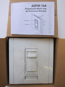 Tapón de vatios ADFM-16A-Blanco atenuador fluorescente arquitectónico 120VAC-16A - Imagen 1 de 6