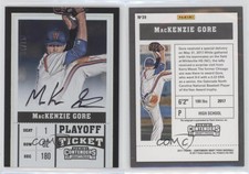 2017 Panini Contenders Draft Picks Playoff Ticket /15 Mackenzie Gore #39.2