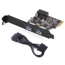 ORICO USB3.0 2 Port PCI Express to USB3.0 Host Controller Card with Power Cable