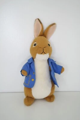 TY Peter Rabbit Plush Toy Beatrix Potter Collectible Stuffed Animal Blue Jacket - Image 1 of 4