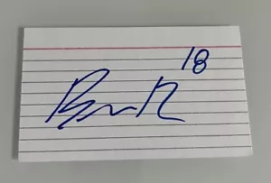 Brad Ross handsignierte signierte Karteikarte Toronto Maple Leafs Winterhawks - Bild 1 von 2
