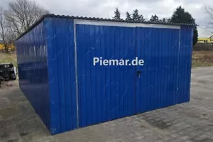 Blechgarage 4x5m Container Garage in Farbe Lager Schuppe | mit Aufbau | 27354! - Bild 1 von 5